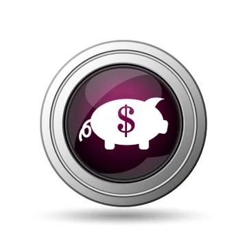  save money icon. internet button on white background.. Stock Illustration