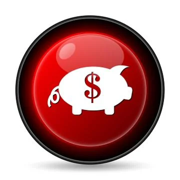  save money icon. internet button on white background.. Stock Illustration