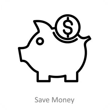Save Money Stock Illustration