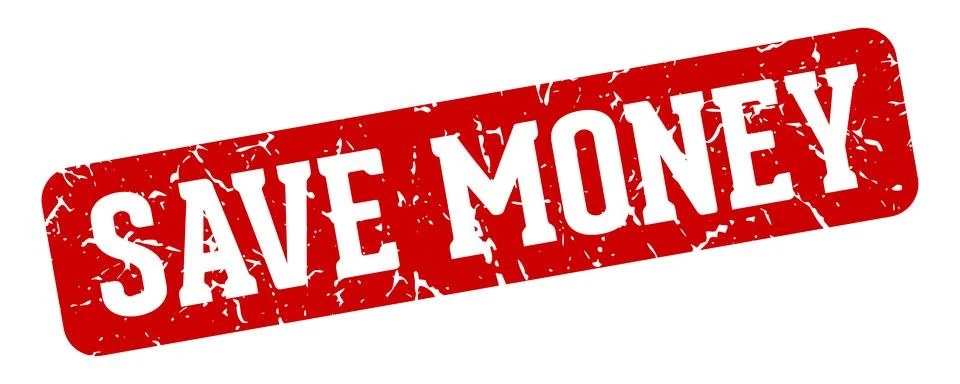Save money rectangular sign. save money stamp イラスト素材