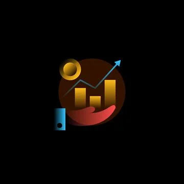 Save money. Vector icon in gradient style Stock Illustration