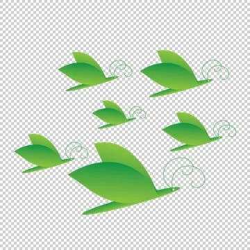 Save nature butterfly pattern Illustrazione stock