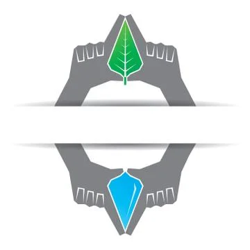 Save nature concept stock vector Stock Illustration