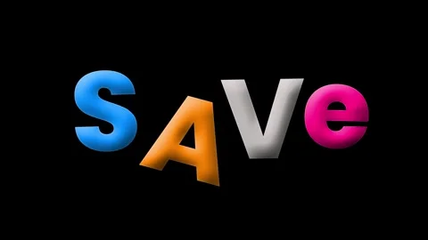 Save now text Stock-Footage 259362834