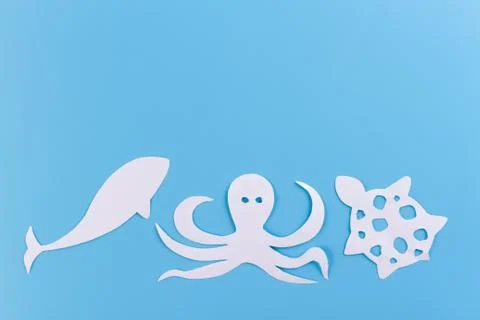 Save the ocean concept Stock Photos