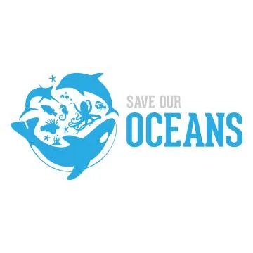 Save Ocean Stock Illustration