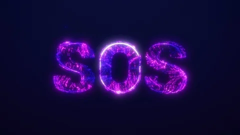 Save Our Souls Creative Concept SOS Stock-Footage 126583402