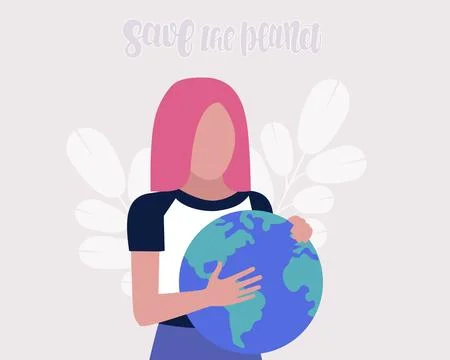 Save the planet concept Stock-Illustration