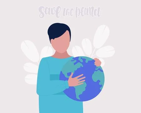 Save the planet concept Stock-Illustration