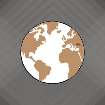 Save planet design. Enviroment icon. Flat illustration Stock Illustration