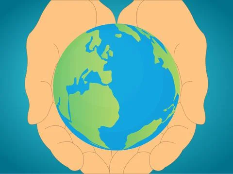 Save the planet Stock Illustration