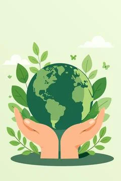Save the planet Stock Illustration