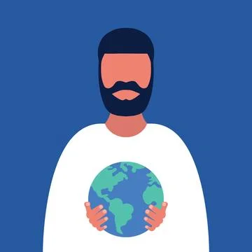 Save the planet Stock Illustration