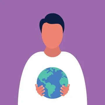 Save the planet Stock Illustration
