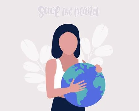 Save the planet Stock-Illustration