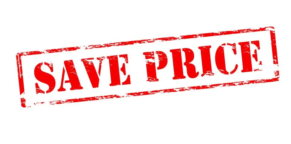 Save price Stock Illustration