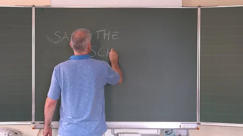 Save the school Stock Footage 111942834