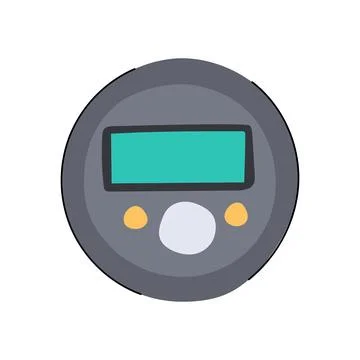 Save shower timer cartoon vector illustration 스톡 일러스트