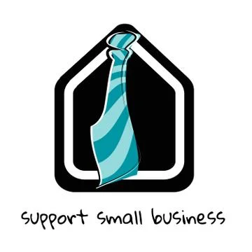  save small businesses  Stock Illustration