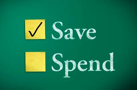 Save text on chalk board Stock Illustration