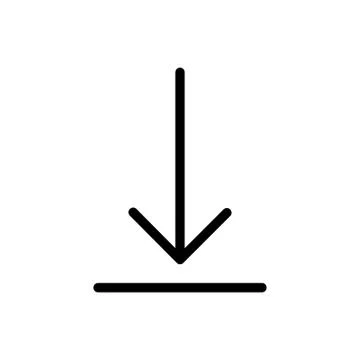 Save thin line icon  Stock Illustration