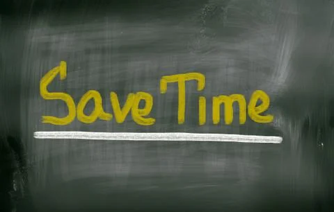 Save time concept Stock Illustration