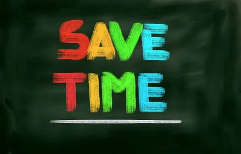 Save time concept Stock-Illustration