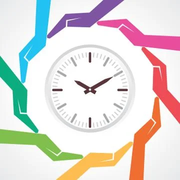 Save time concept-vector illustration Stock Illustration