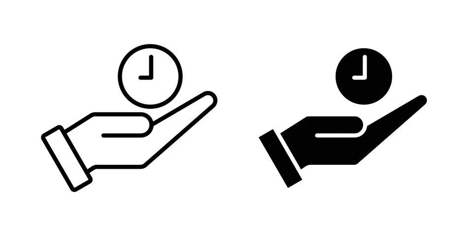 Save time icon graphic design. web icons vectors Stock Illustration