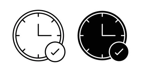 Save time icon vector art Illustrations Stock Illustration
