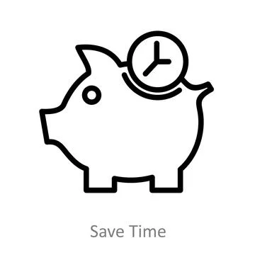 Save Time Stock Illustration