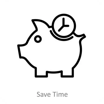 Save Time Stock Illustration