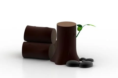 Save tree concept Free Stock Illustration