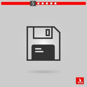 Save vector icon Stock Illustration