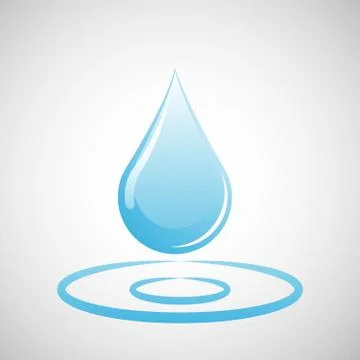 Save The Water Concept. drop save water Stock Illustration