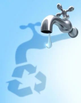 Save Water Stock Illustration
