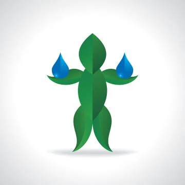 Save water Stock Illustration