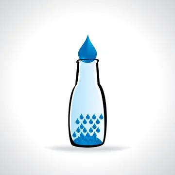 Save water Stock Illustration