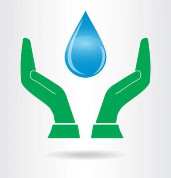 Save water Stock Illustration