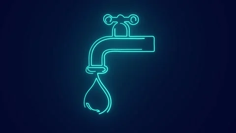 Save water save the future world water day animation Stock Footage 241837046