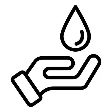 Save water Vector Icon Design Illustration Stock Illustration