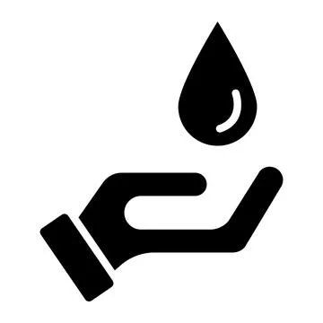 Save water Vector Icon Design Illustration Stock Illustration