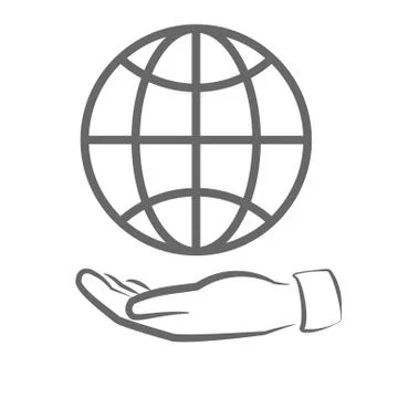 Save world icon Stock Illustration