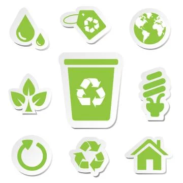 Save World Icons Sets Stock-Illustration