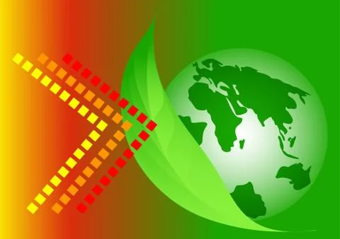 Save world Illustrazione stock