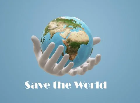 Save the world Stock Illustration