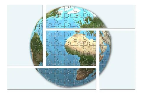 Save the World Planet Stock Illustration