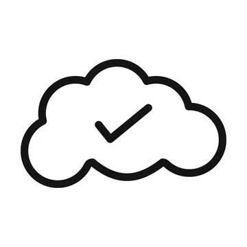 Saved to Drive Icon Pack Cloud Storage Illustrations for Digital Backup and.. Illustrazione stock
