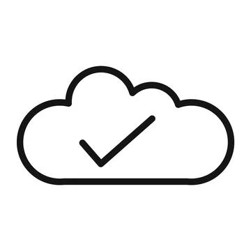 Saved to Drive Icon Set Digital Backup Illustrations for Data Storage and C.. Stock Illustration