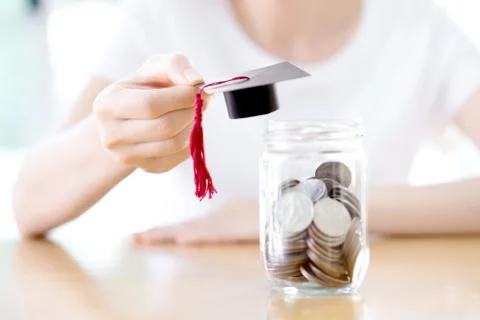 Saveing for eudcation Stock Photos